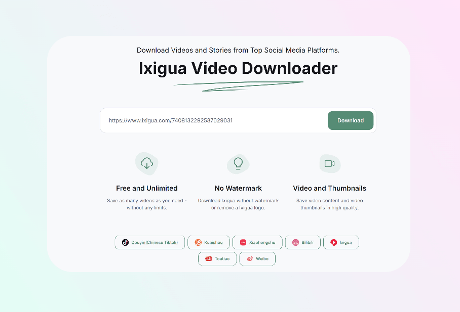 how to use ixigua video downloader-step2