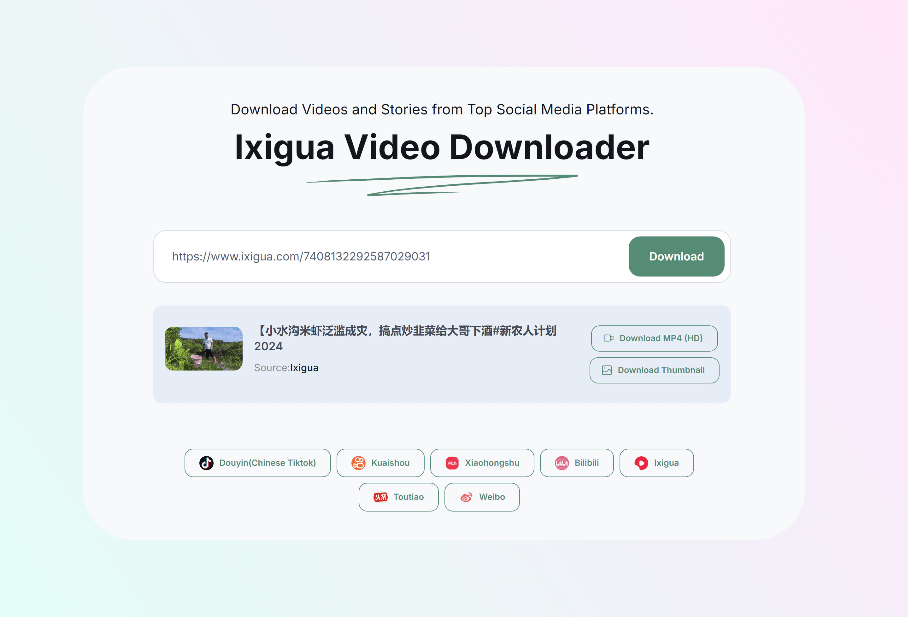 how to use ixigua video downloader-step3